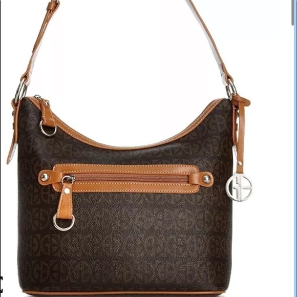 GIANI BERNINI Block Signature Hobo, Created for Macy's - Picture 1 of 10